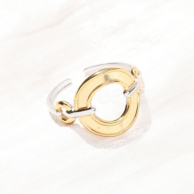 304 Stainless Steel Cuff Open Rings RJEW-P181-02B-A-1