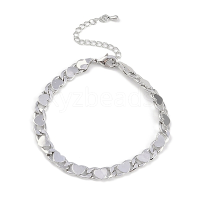 Rack Plating Brass Bracelets for Women BJEW-K244-06B-P-1