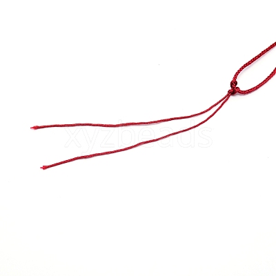 Polyamide Cord Necklace Making AJEW-WH0241-27C-1