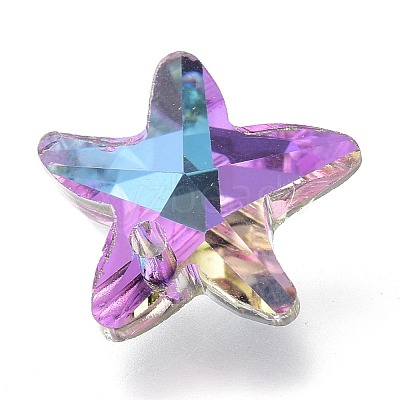 Electroplate Glass Charms GLAA-H101-B-03-1