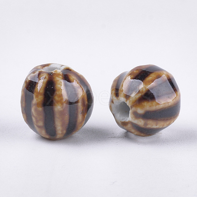 Handmade Porcelain Beads PORC-S498-24D-1