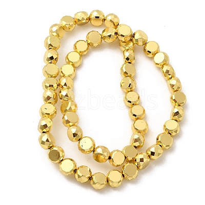Electroplate Glass Beads Strands EGLA-F166-04B-1