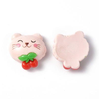 Opaque Resin Cabochons LS-CRES-P023-02E-1