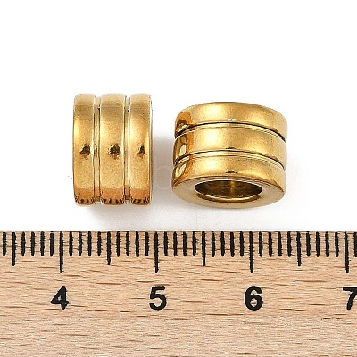 Ion Plating(IP) 202 Stainless Steel Beads STAS-Q336-05G-1