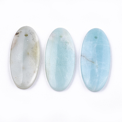 Natural Amazonite Pendants G-T111-09-1