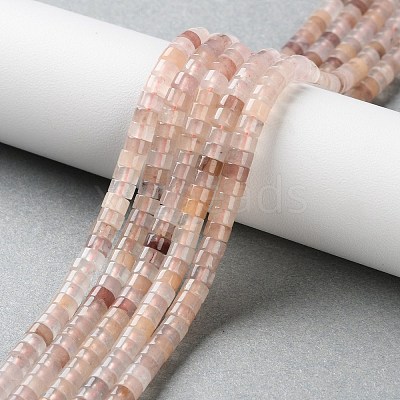 Natural Violet Strawberry Quartz Beads Strands G-H230-58-1