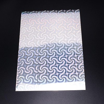 Waterproof A4 Self Adhesive Shiny Laser Photo Paper AJEW-WH0223-96B-1