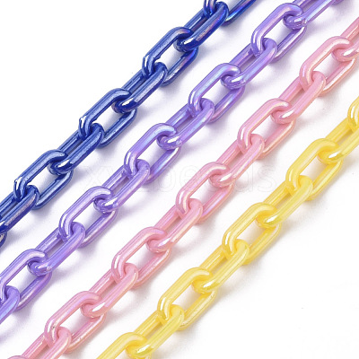 Acrylic Opaque Cable Chains X-PACR-N009-002-1