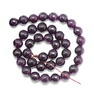 Natural White Jade Bead Strands G-R346-10mm-20-1