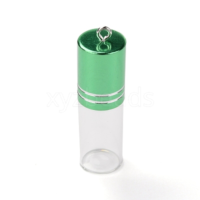 Transparent Glass Perfume Bottle Pendant GGLA-B001-01D-1