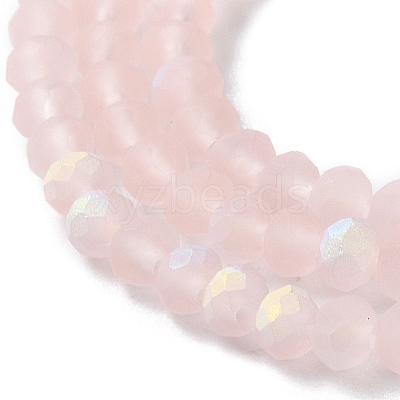 Imitation Jade Glass Beads Strands EGLA-A034-T2mm-MB22-1