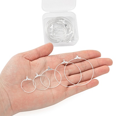 20Pcs 5 Size 304 Stainless Steel Pendants STAS-LS0001-12S-1