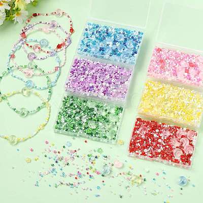 Mixed Styles Glass Beads Strands EGLA-FS0002-63E-1