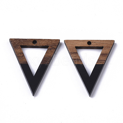 Resin & Walnut Wood Pendants RESI-S358-56D-1