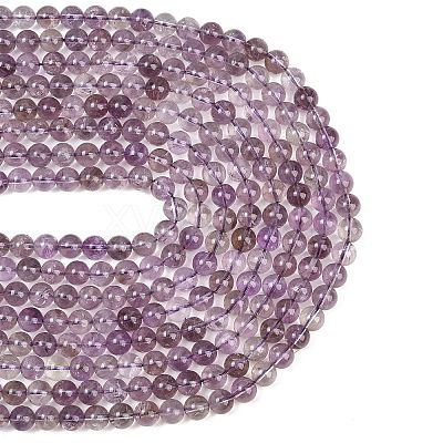 Natural Amethyst Beads Strands GG-CBA20C8-A02-6MM-1