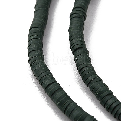 Handmade Polymer Clay Beads Strands LS-CLAY-R089-4mm-Q081-1