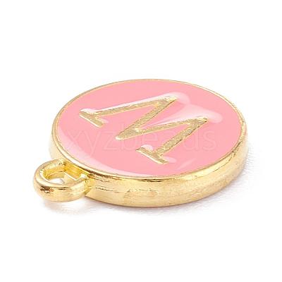 Golden Plated Alloy Enamel Charms X-ENAM-Q437-14W-1