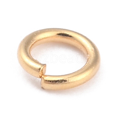 Rack PlatingBrass Open Jump Rings KK-O139-18B-G-1