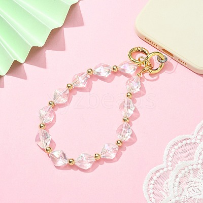 Acrylic & CCB Plastic Beaded Bag Straps HJEW-JM01083-02-1