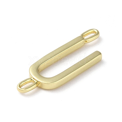 Rack Plating Brass Connector Charms KK-P245-07G-U-1