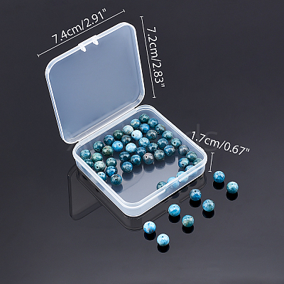 Natural Apatite Beads Strands G-AR0001-77-1