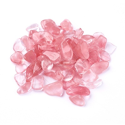Cherry Quartz Glass Beads G-I221-09-1