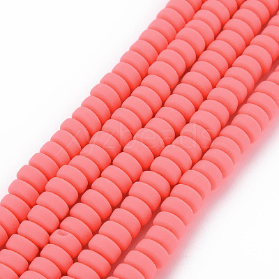Handmade Polymer Clay Beads Strands CLAY-N008-17-1