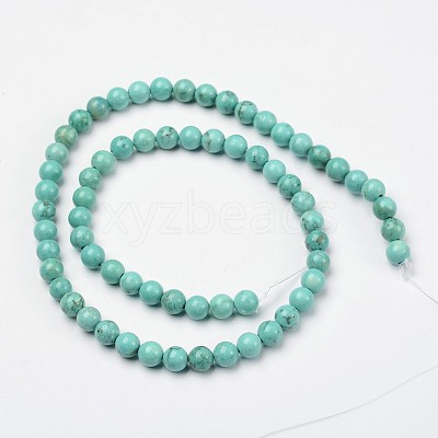 Natural Magnesite Beaded Strands TURQ-P027-21-6mm-1