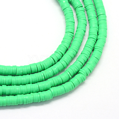 Handmade Polymer Clay Beads X-CLAY-R067-6.0mm-06-1