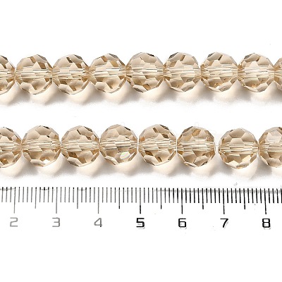 Transparent Glass Beads EGLA-A035-T10mm-D22-1