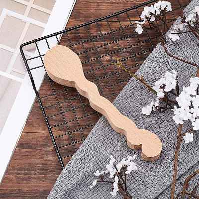 Unfinished Beech Wood Blank Spoon WOOD-WH0108-72-1