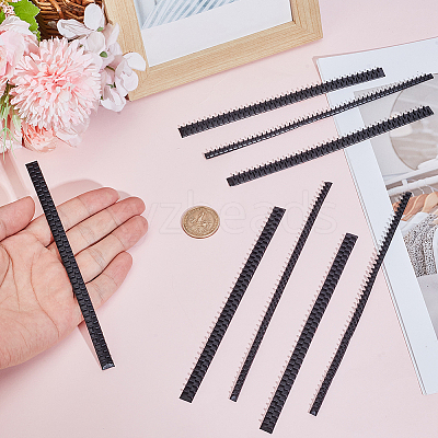 24Pcs 2 Styles Plastic Firm Headband Non-slip Strip DIY-CY0003-02-1
