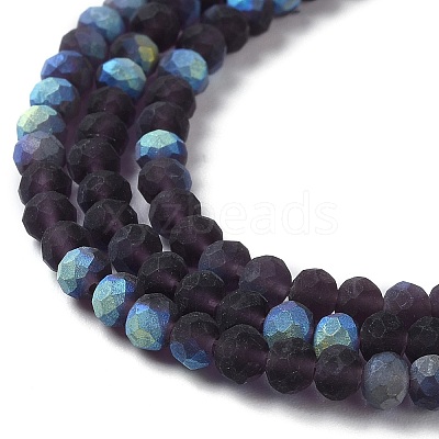 Transparent Glass Beads Strands X-EGLA-A044-T8mm-MB15-1