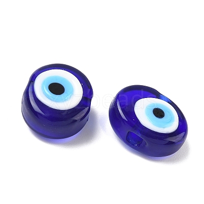 Handmade Evil Eye Lampwork Beads LAMP-G168-02D-1