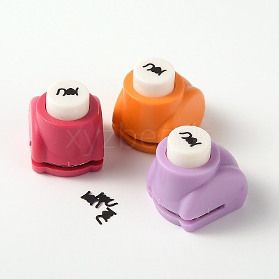 Mini Plastic Craft Punch Sets for Scrapbooking & Paper Crafts AJEW-F003-15-1