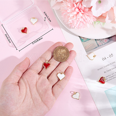 10Pcs 2 Colors Real 18K Gold Plated Brass Charms KK-BBC0016-07-1