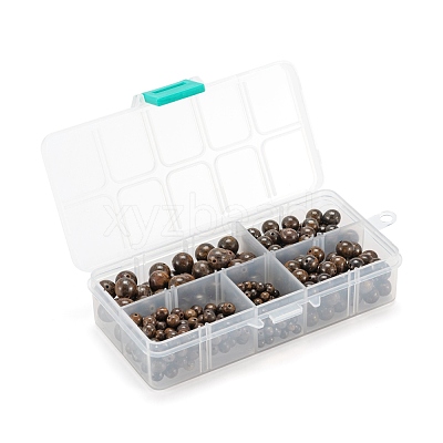 340Pcs 4 Style Natural Bronzite Beads G-LS0001-47-1