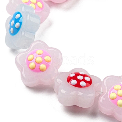 Glass Beads Strands LAMP-R145-07-1
