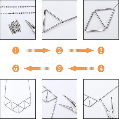 304 Stainless Steel Tube Beads STAS-UN0017-88S-1