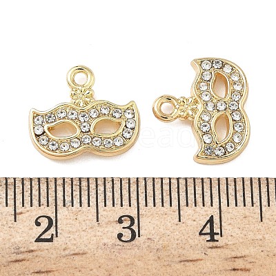 Alloy Rhinestone Pendants ENAM-I073-04G-02-1