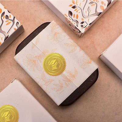 Self Adhesive Gold Foil Embossed Stickers DIY-WH0211-363-1