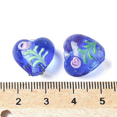 Handmade Transparent Lampwork Beads BLOW-D300-07J-1