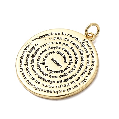 Brass Enamel Pendants KK-H529-06G-1