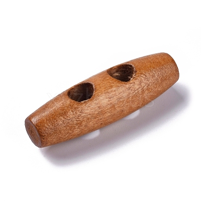 Natural Wood Buttons WOOD-WH0100-01B-1