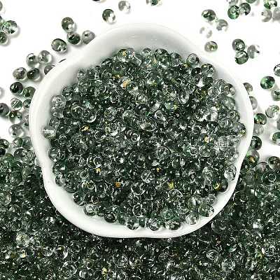 6/0 Spray Paint Fringe Glass Seed Beads SEED-H003-11I-1