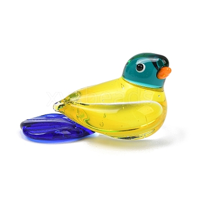 Handmade Lampwork Bird Figurine GL-CBAE714-01-1