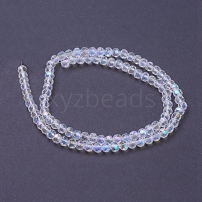 Electroplate Glass Beads Strands LS-EGLA-J042-4mm-AB03-1