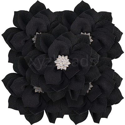 Polyester & Rhinestones Ornament Accessories DIY-WH20063-015A-1