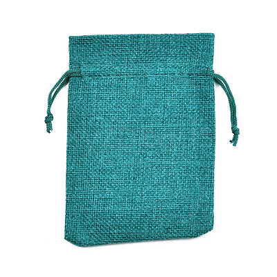 Burlap Packing Pouches Drawstring Bags ABAG-Q050-10x14-17-1