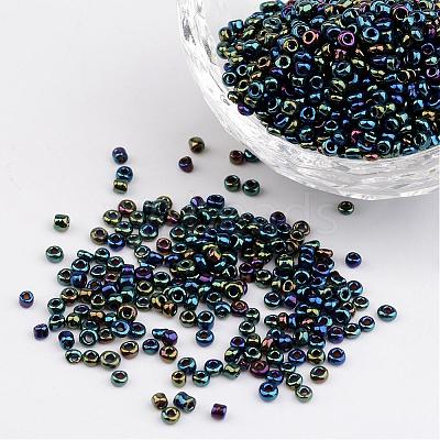 12/0 Iris Round Glass Seed Beads X-SEED-A009-2mm-605-1
